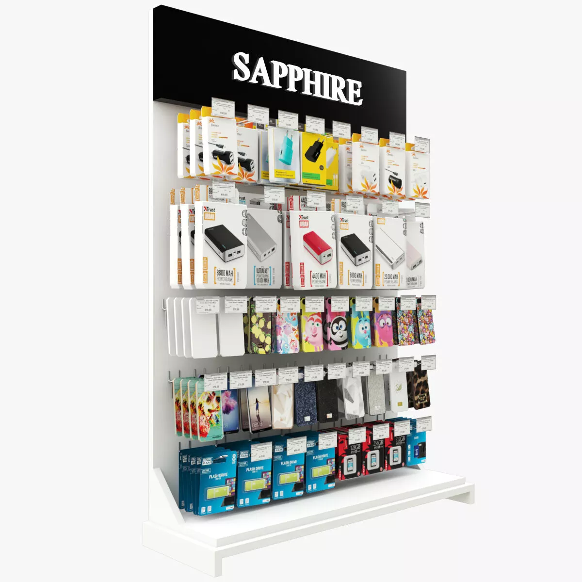 Commercial Display Stand 3D Model 3D model
