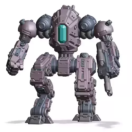 Mech Forge Quartz Tabletop Miniature for 32mm Wargames