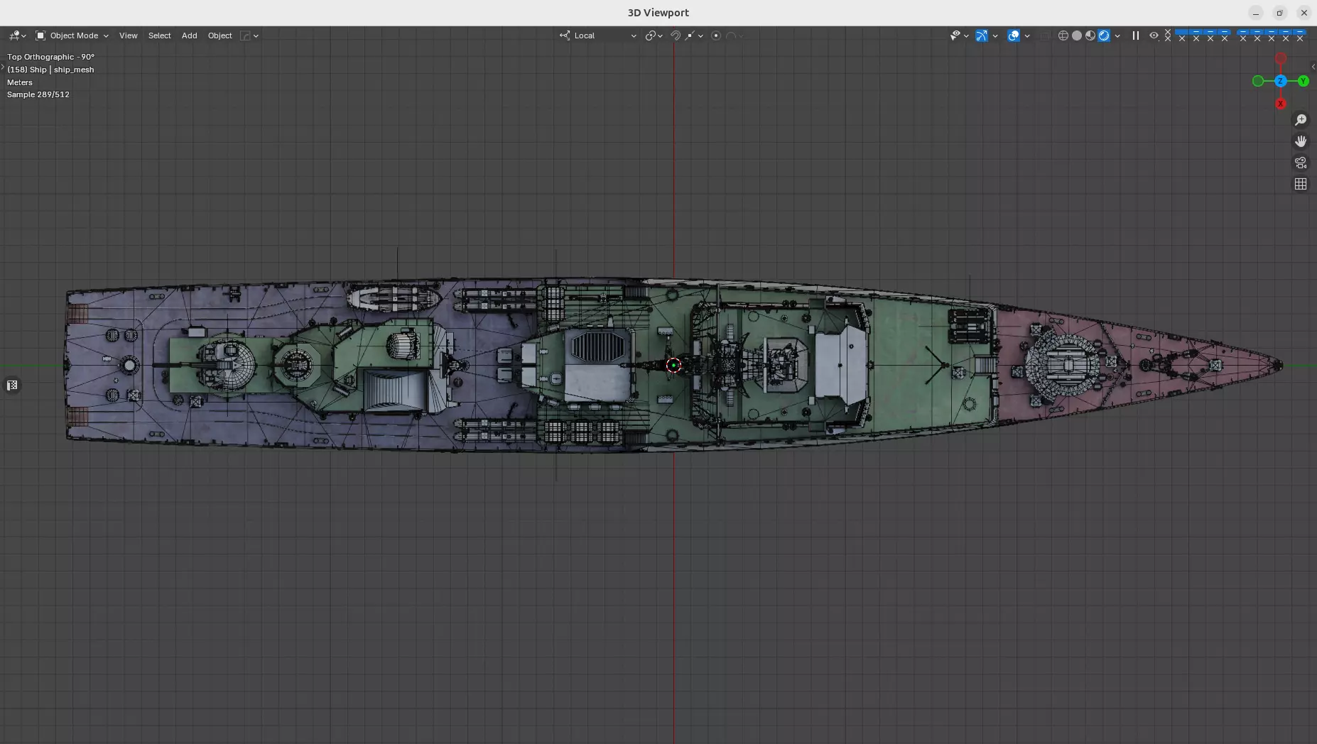 NATO code Grisha class corvette project 1124 Low-poly 3D model_13