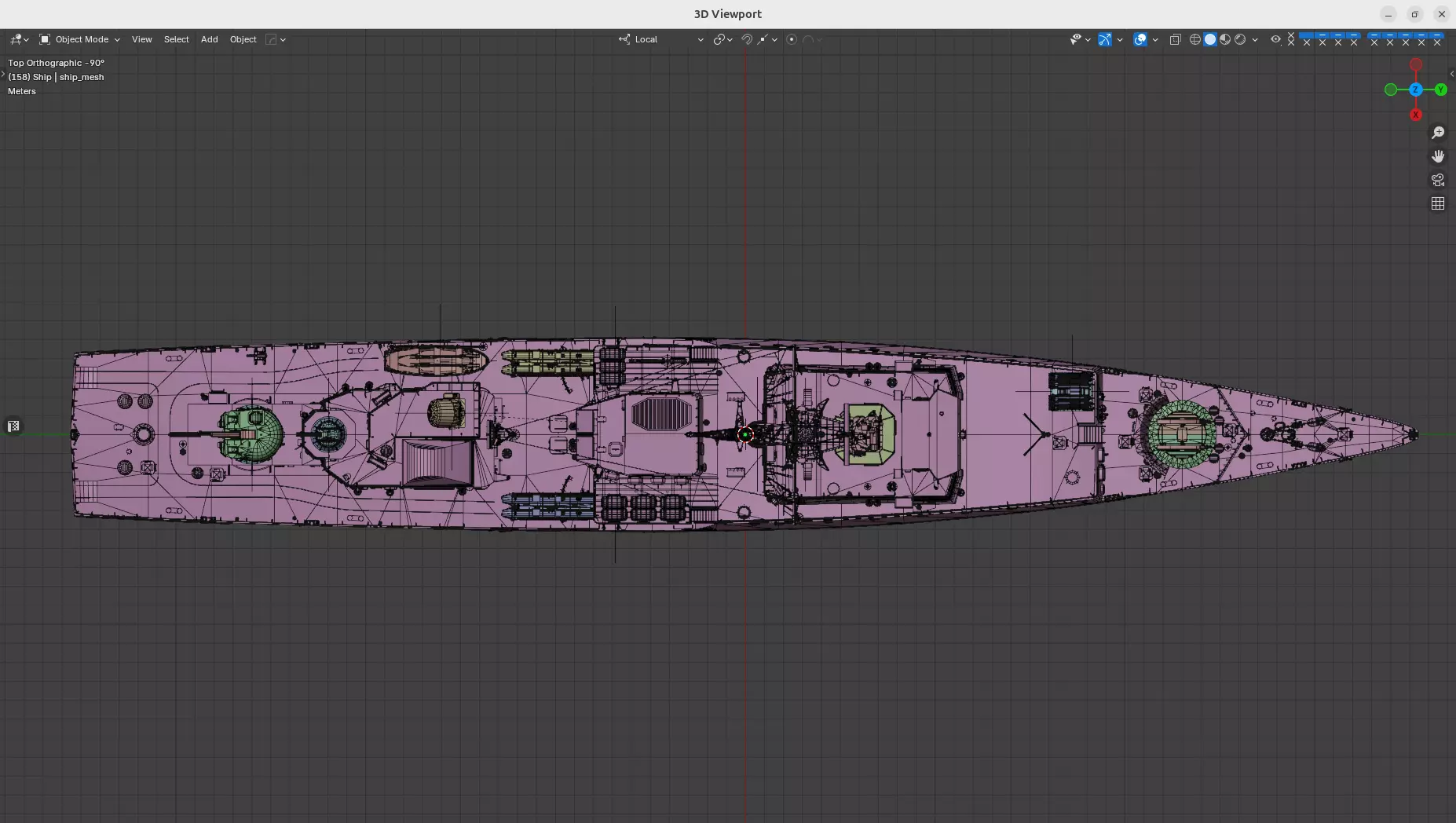 NATO code Grisha class corvette project 1124 Low-poly 3D model_7