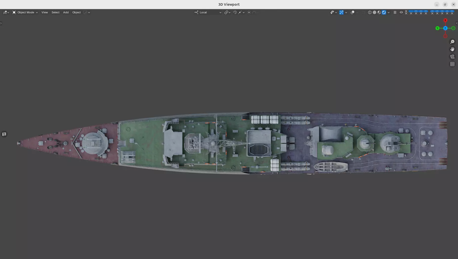 NATO code Grisha class corvette project 1124 Low-poly 3D model_10