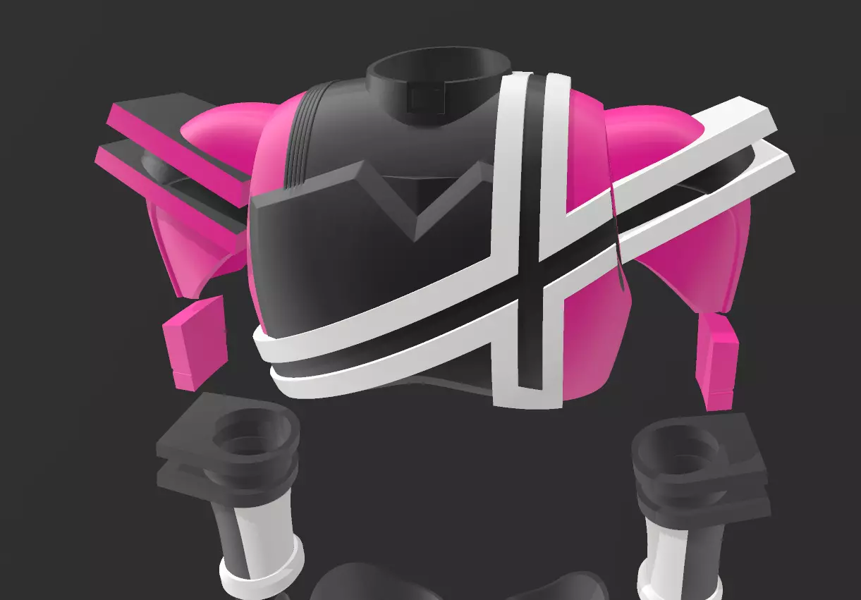 Kamen Rider Decade Armor 3D print model_3