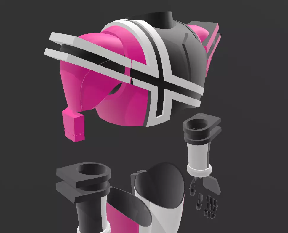 Kamen Rider Decade Armor 3D print model_6