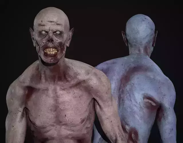 Game Ready Realistic Zombie Character