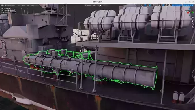 DTA-533-1124 Torpedo Launcher