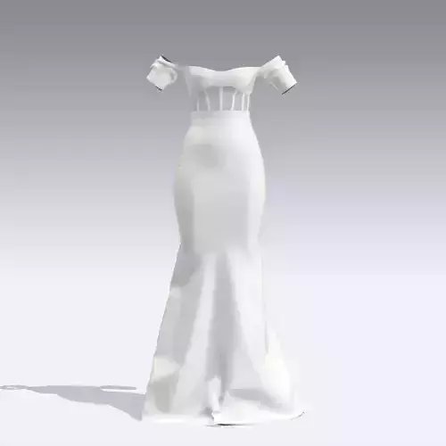 Corset dress twill fabric  modern lopw slevee look 