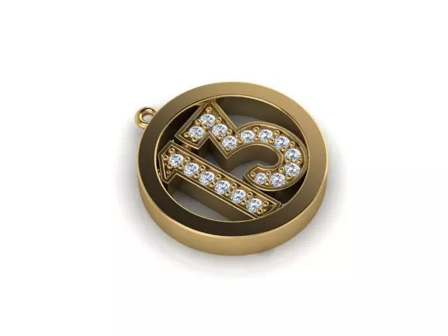 13 Pendent 3D print model_1