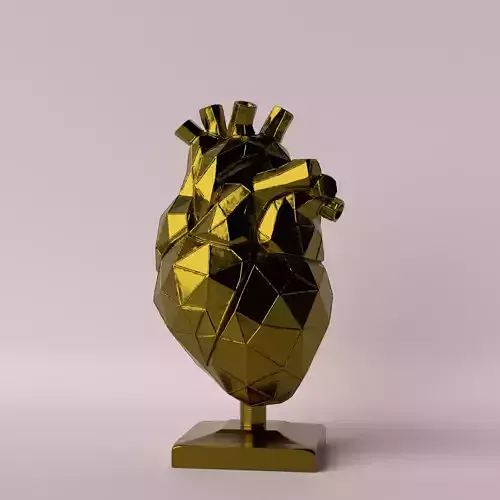 Minimalist Decorative Heart  3D Model for Printing