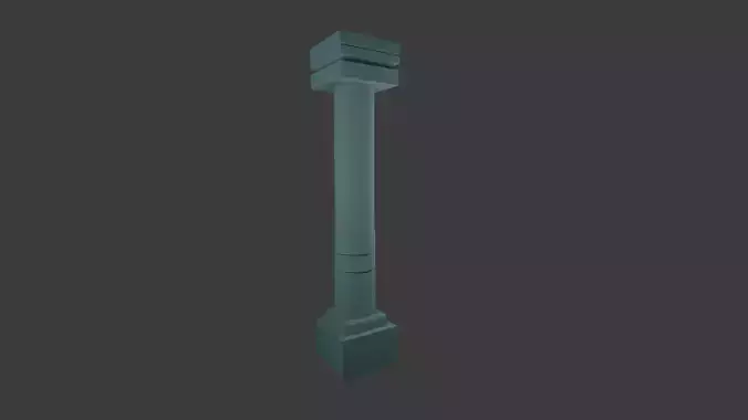 A simple 3D pillar model