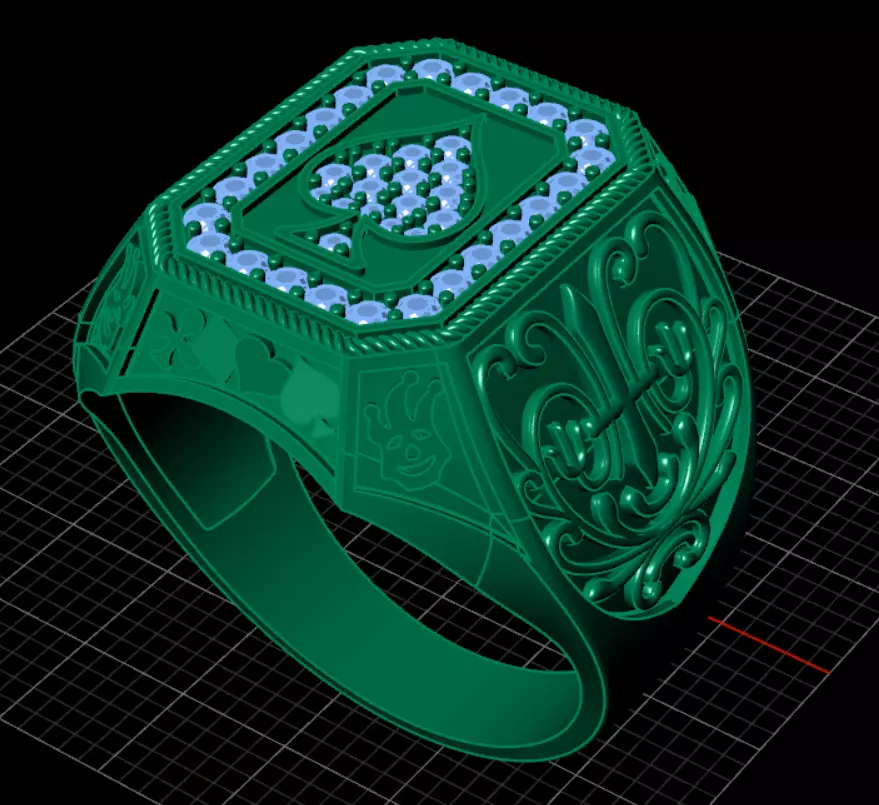 Ring od408 3D print model_10