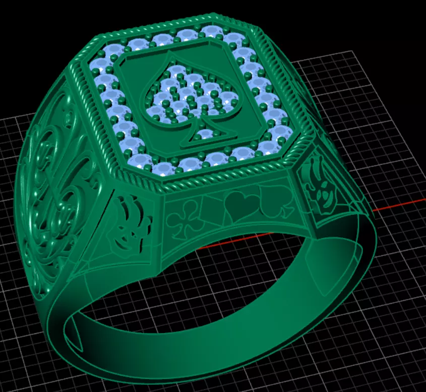 Ring od408 3D print model_12