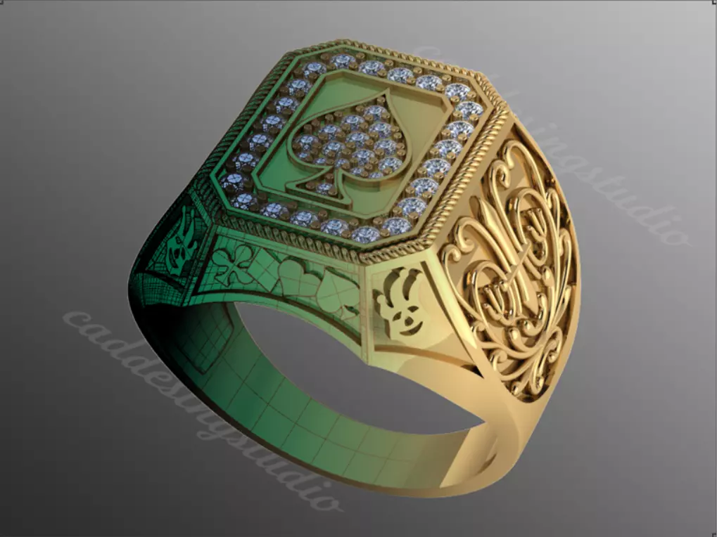 Ring od408 3D print model_1