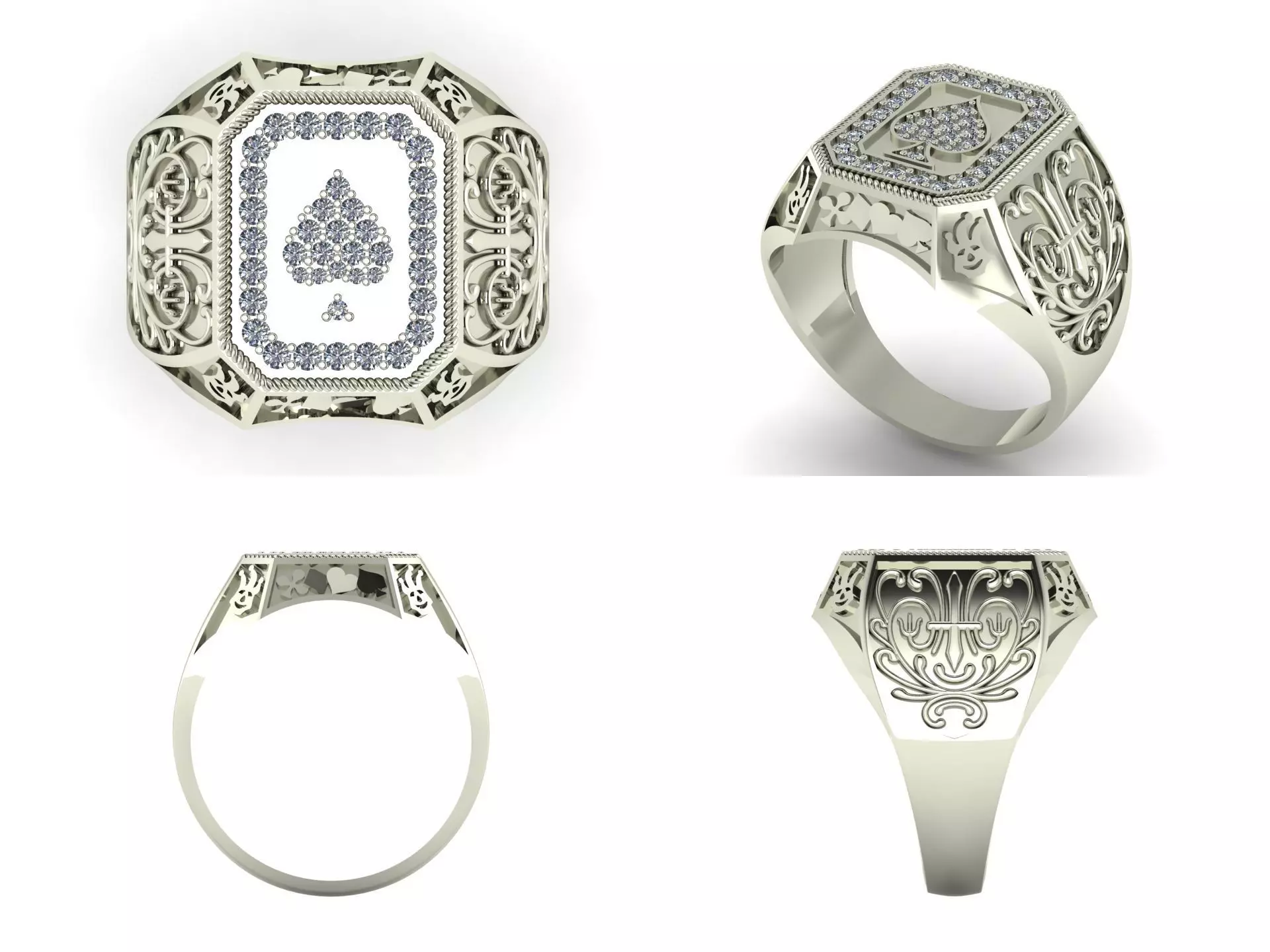 Ring od408 3D print model_5