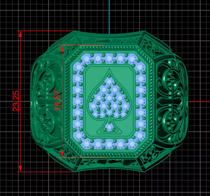 Ring od408 3D print model_6