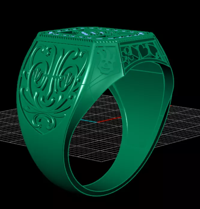Ring od408 3D print model_13