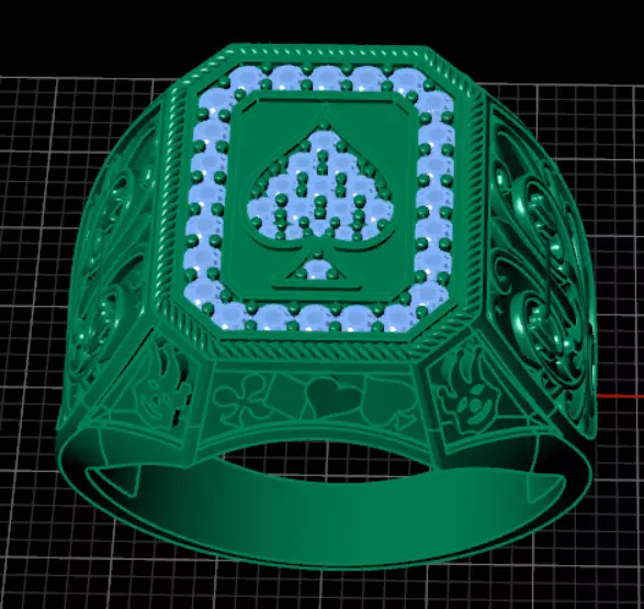 Ring od408 3D print model_14