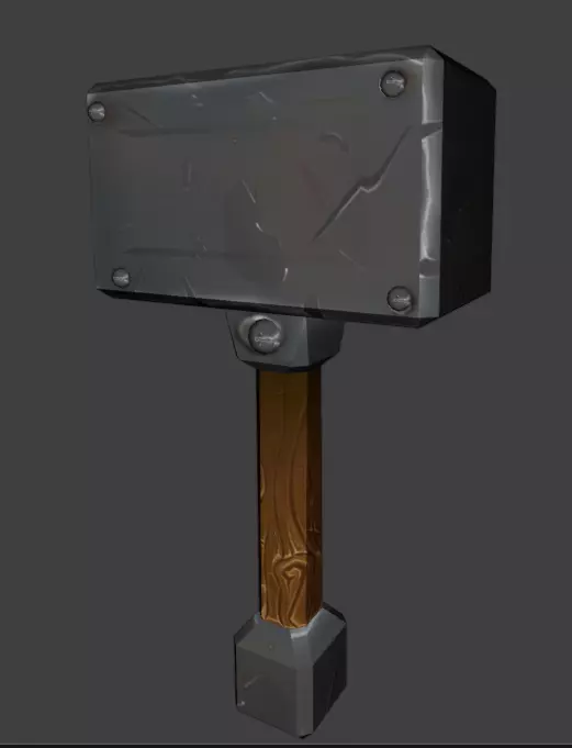 hummer Low-poly 3D model_0