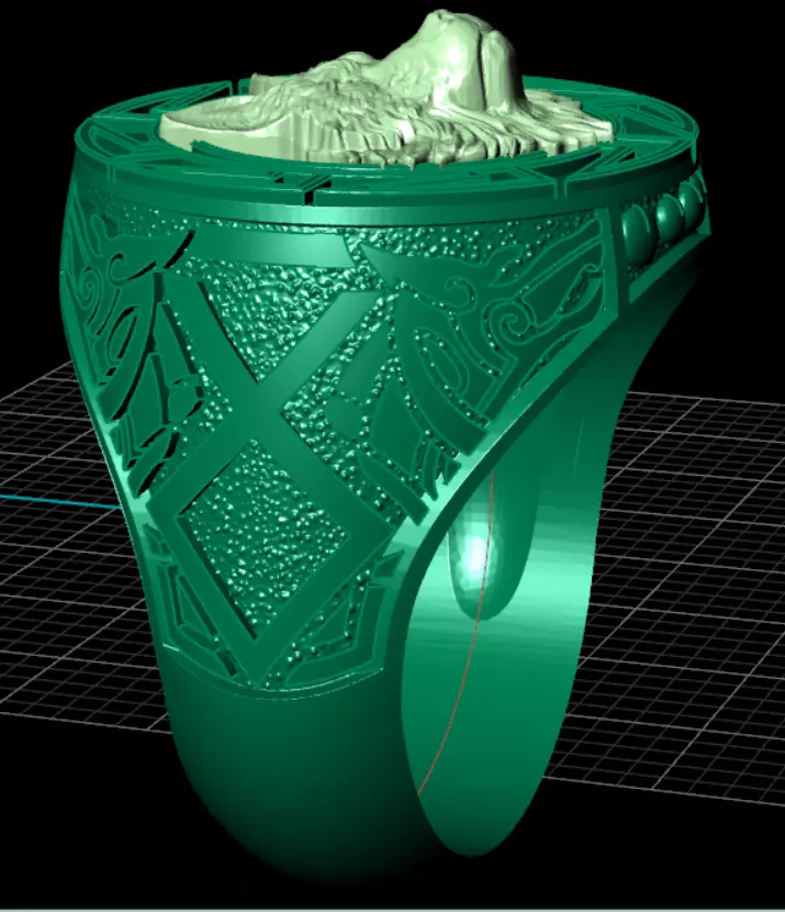 Ring od409 3D print model_12
