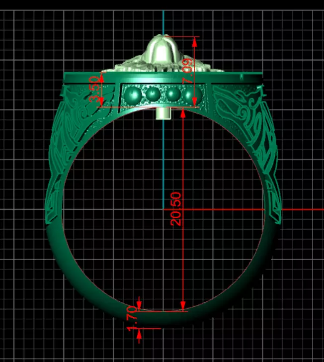 Ring od409 3D print model_7