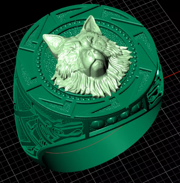 Ring od409 3D print model_13