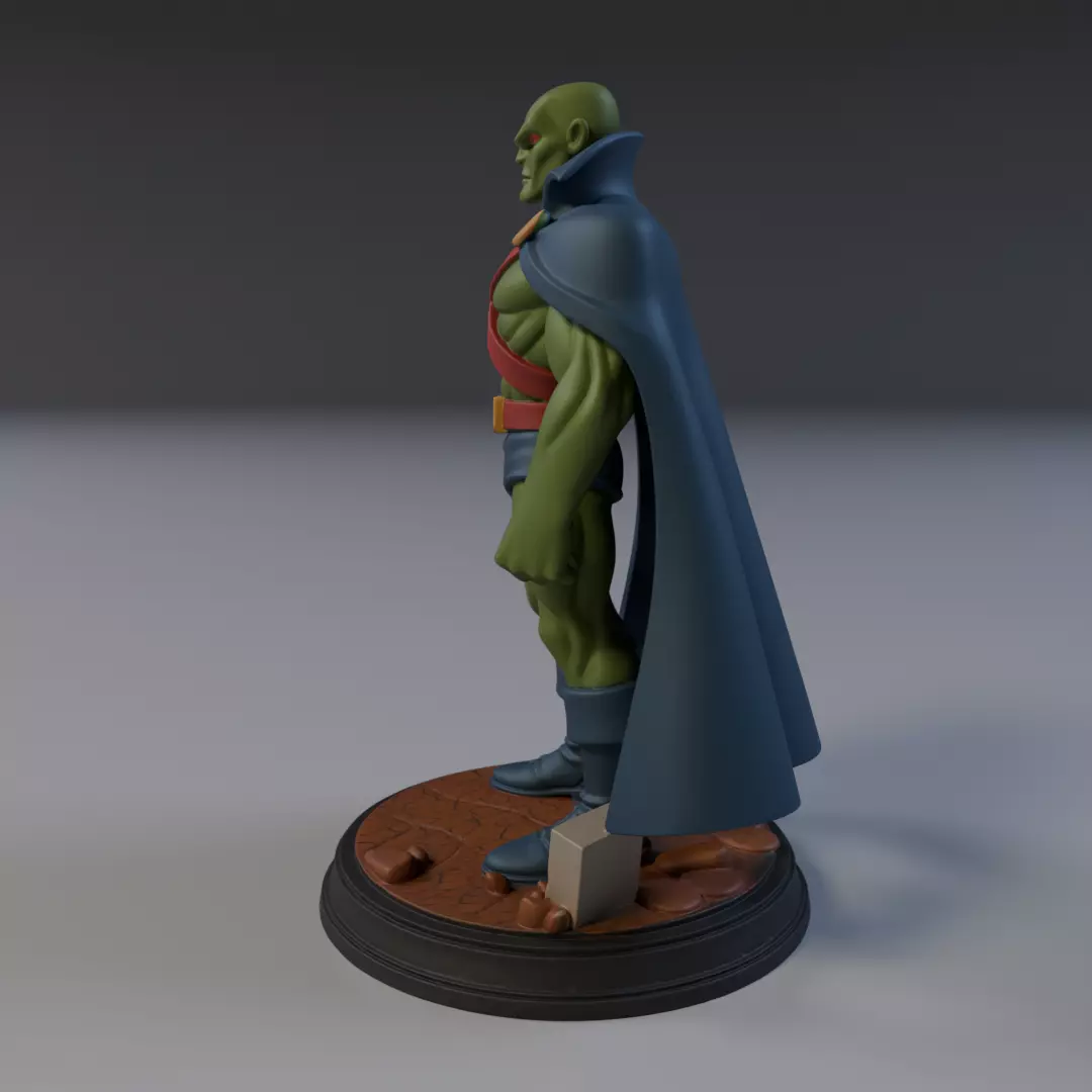 Martian Manhunter Justice League 3D print model_4