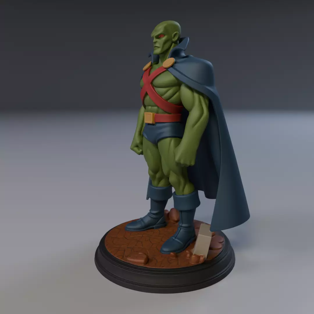 Martian Manhunter Justice League 3D print model_10