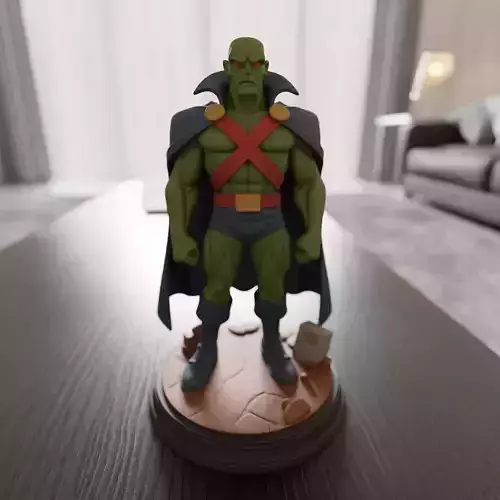 Martian Manhunter Justice League 3D print model