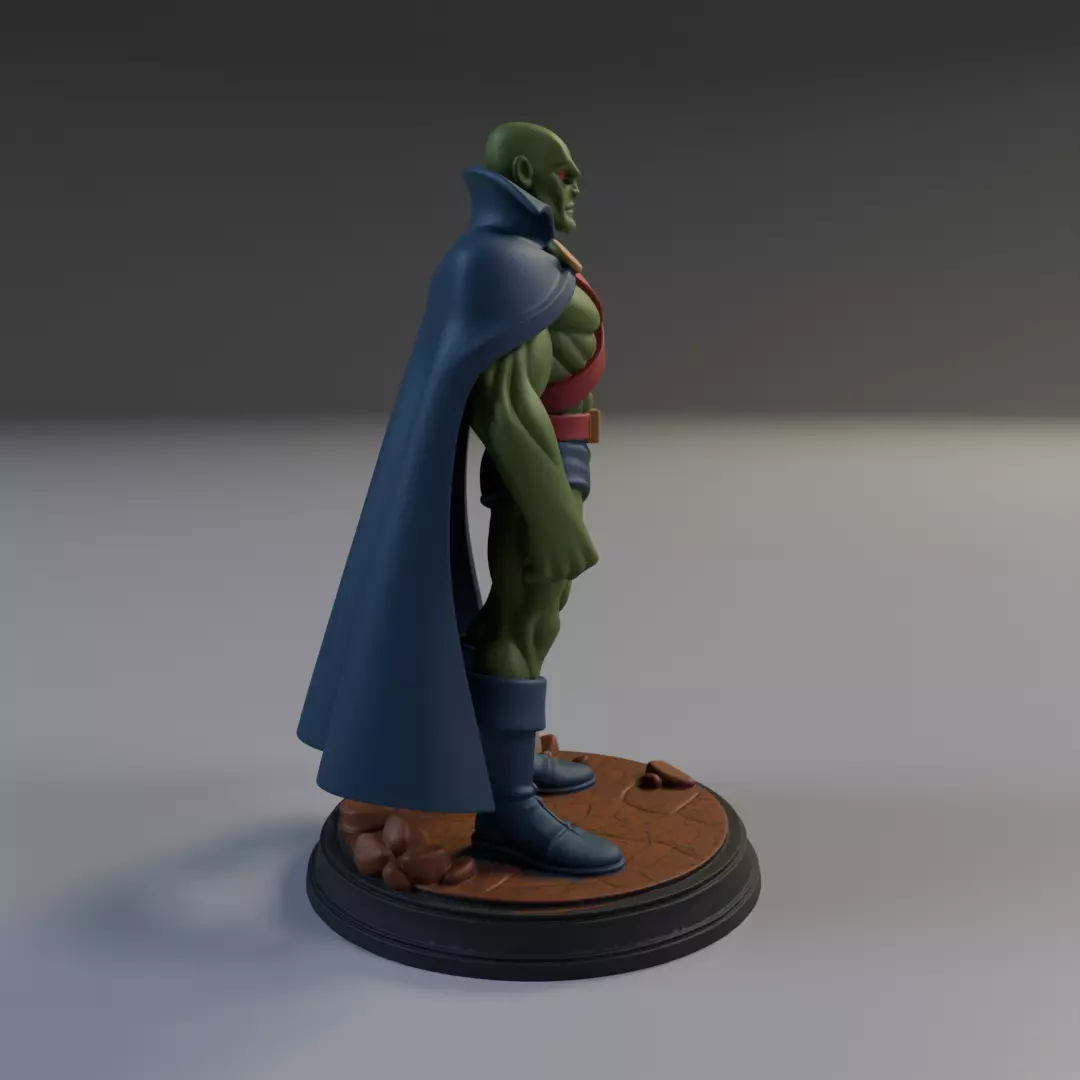 Martian Manhunter Justice League 3D print model_2