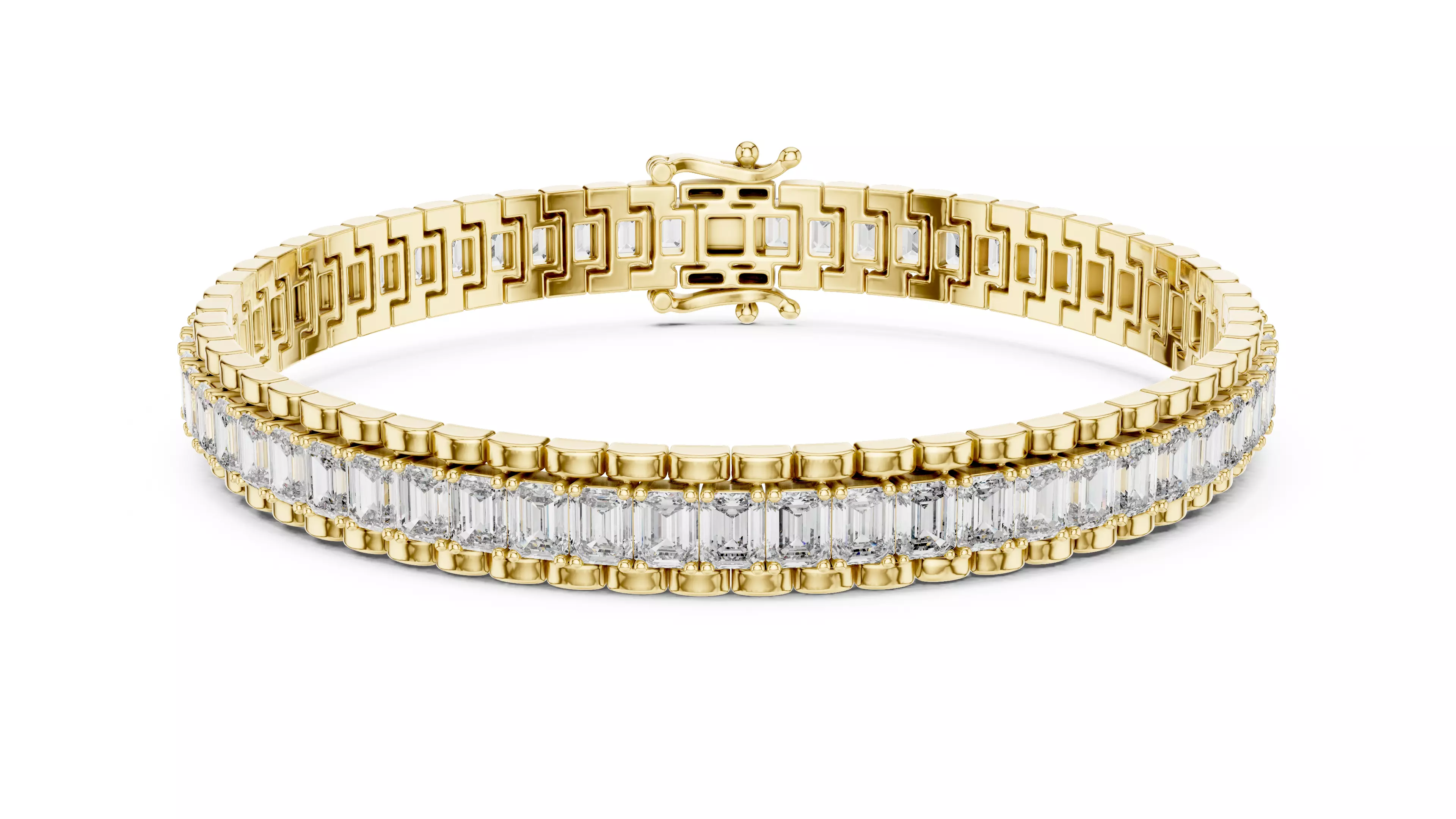 Tennis Bracelet 3dm stl renders Animation video details 3D print model_13