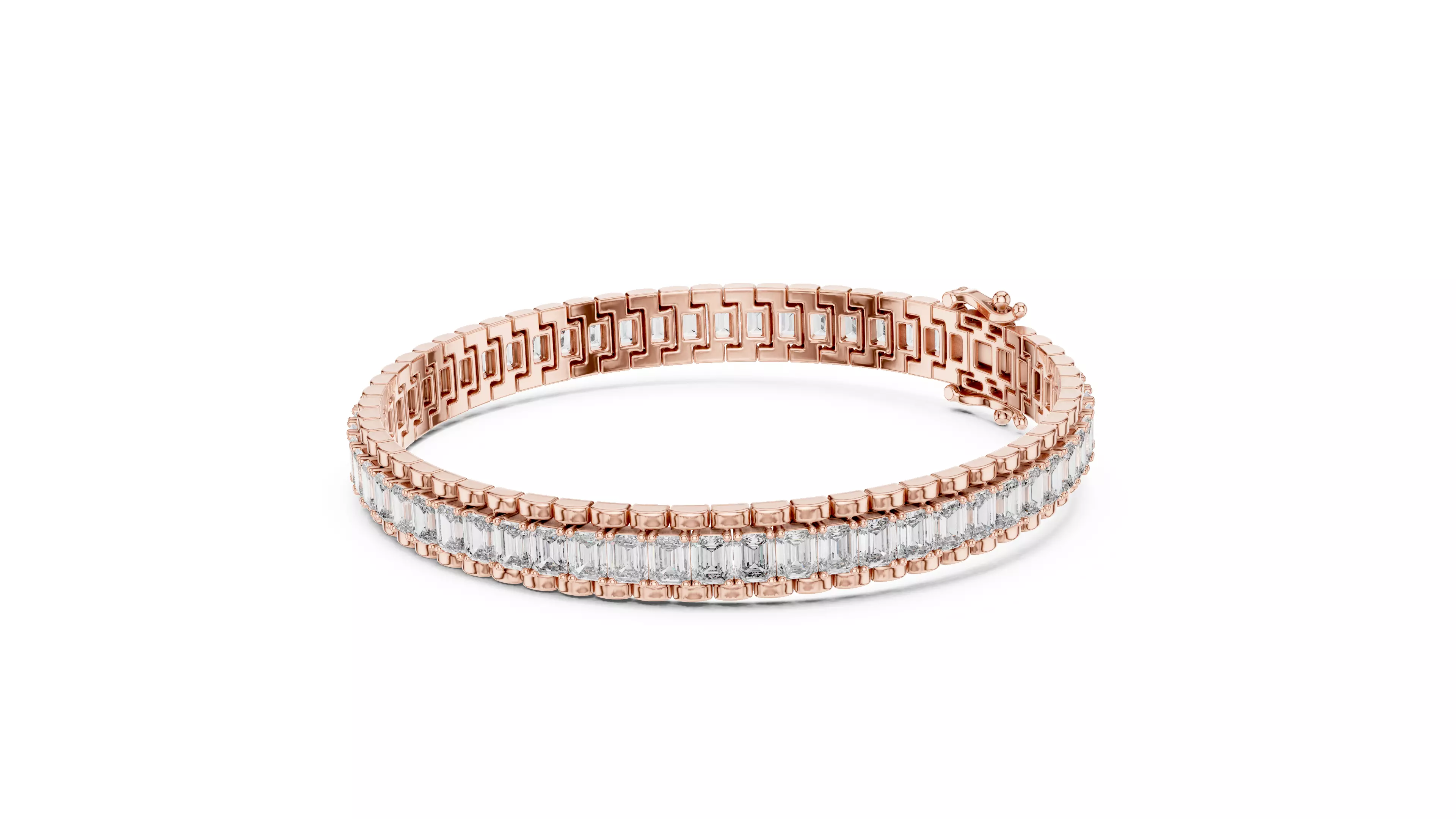 Tennis Bracelet 3dm stl renders Animation video details 3D print model_3