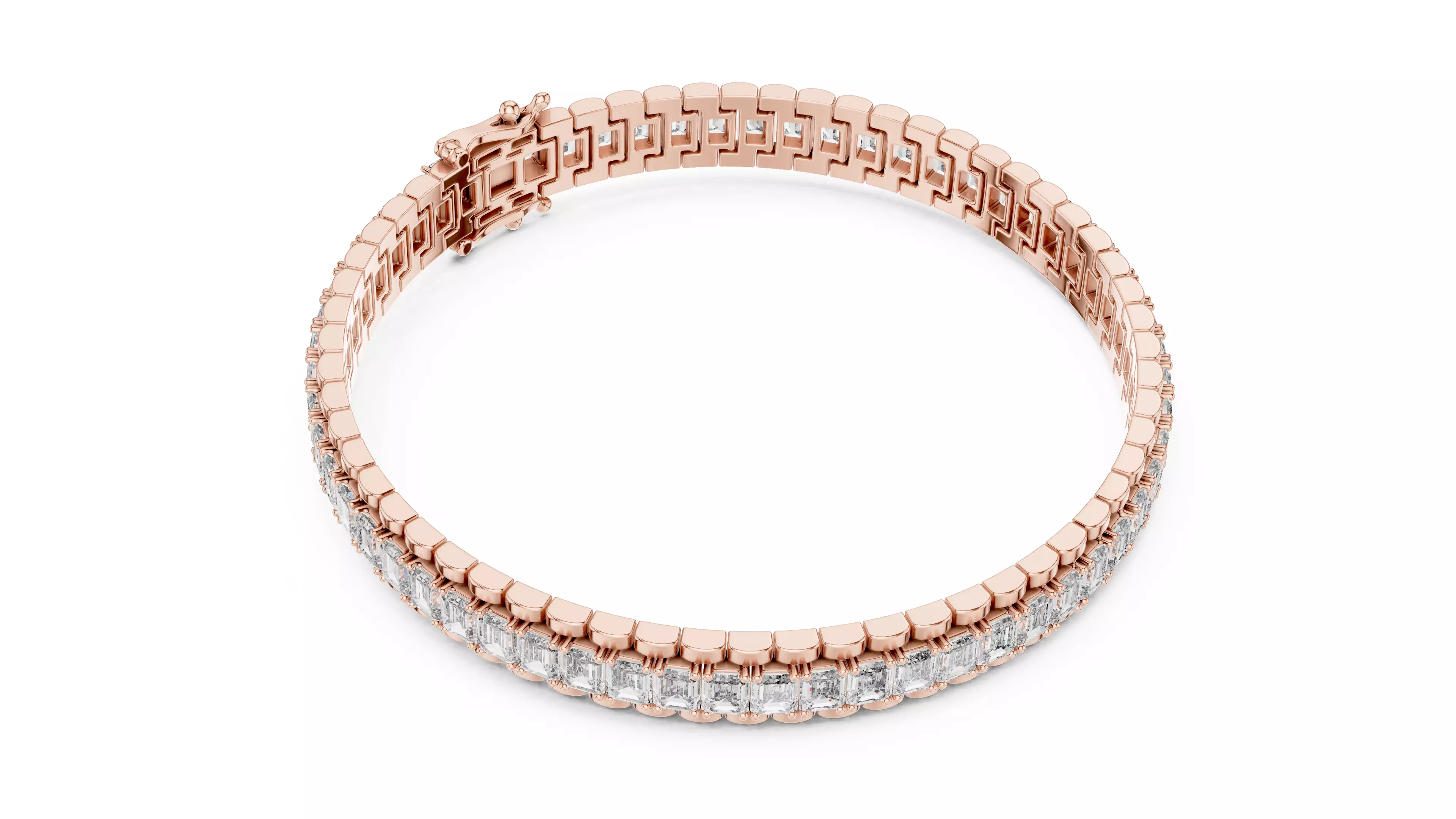 Tennis Bracelet 3dm stl renders Animation video details 3D print model_4