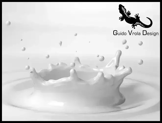 Milk Splash 3D model