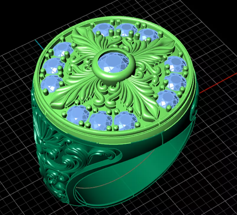 Ring kt237 3D print model_7