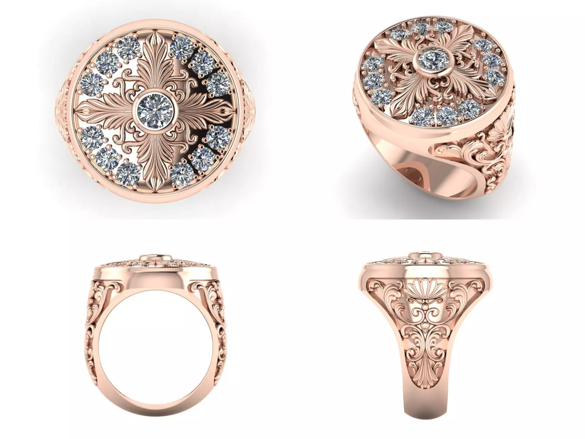 Ring kt237 3D print model_3