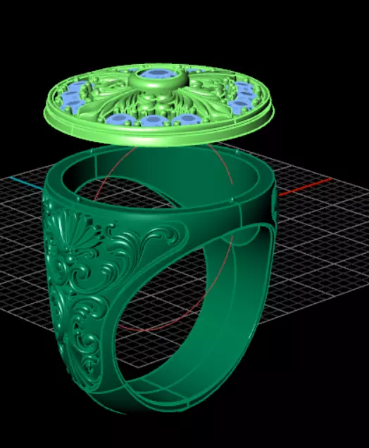 Ring kt237 3D print model_9