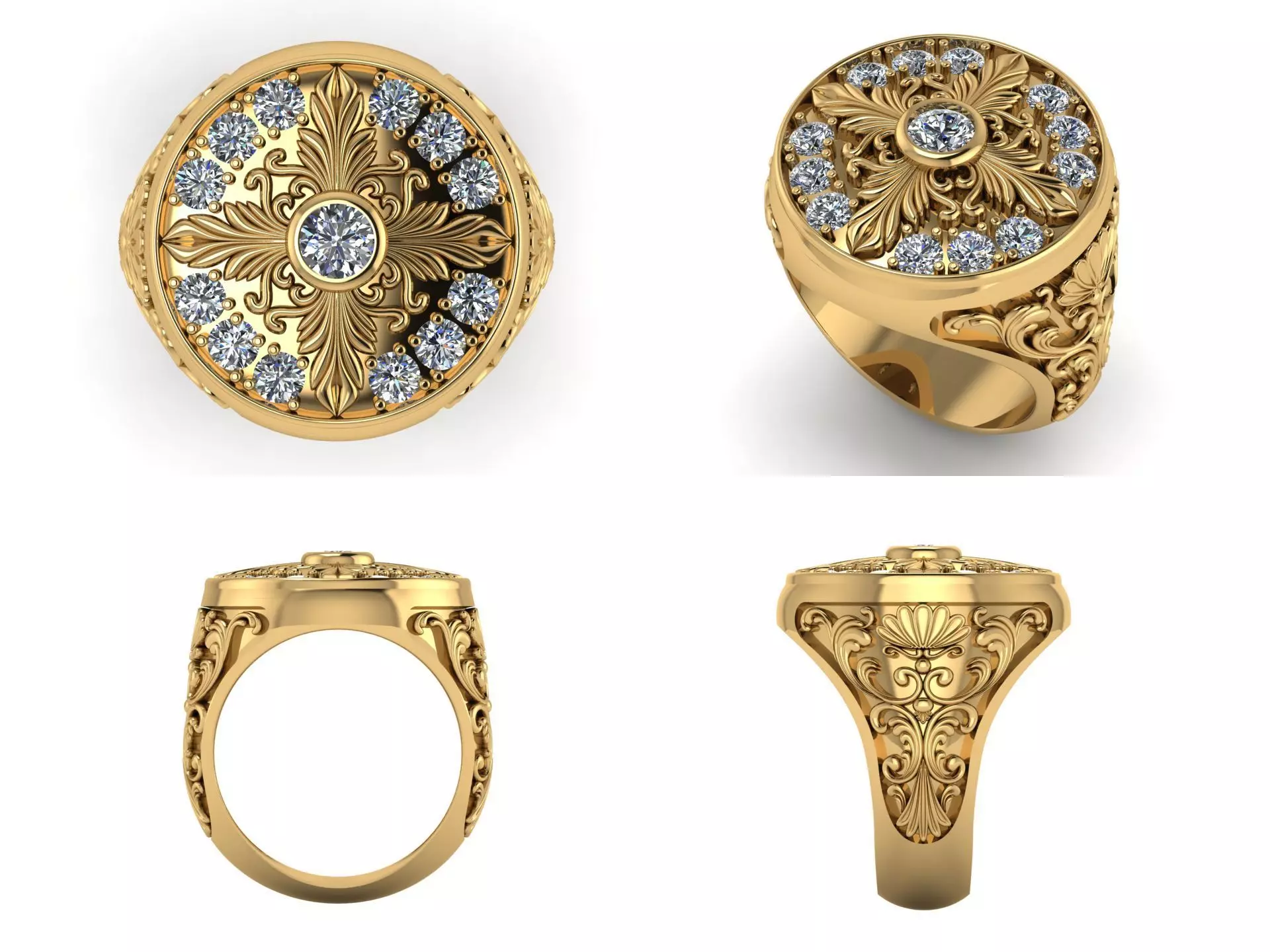 Ring kt237 3D print model_4