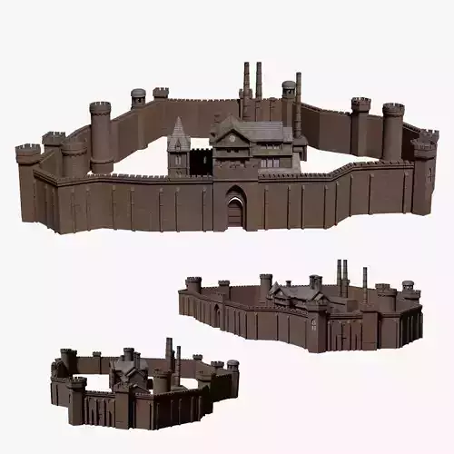 Build - Castle Walls Series Cinder Bastion N1
