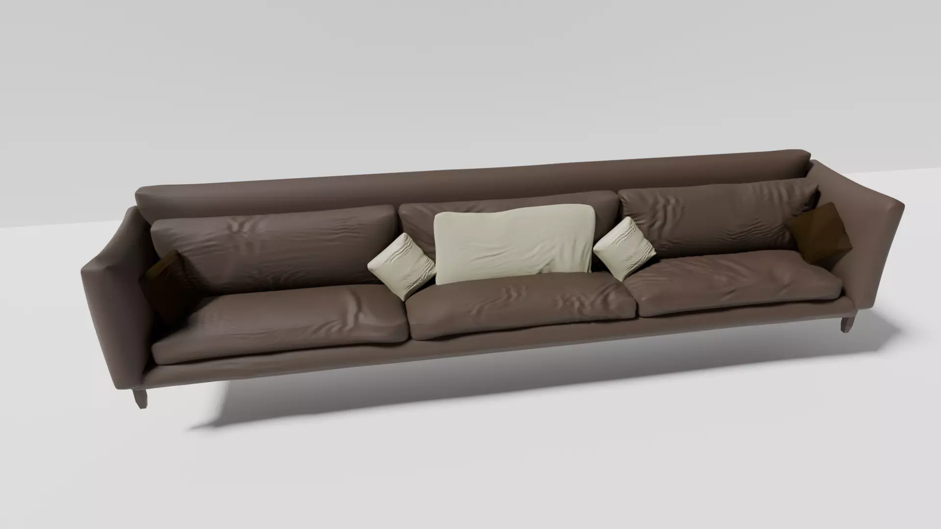 Couch 3D Model Free low-poly 3D model_0