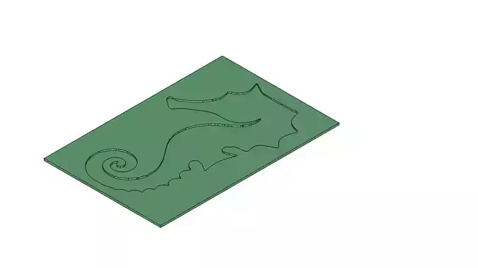 Seahorse Silicone Mold for Resin Casting Wall Art Decor