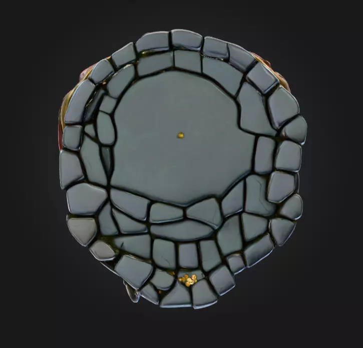 Haven of Gold and Secrets House Low-poly 3D model_8