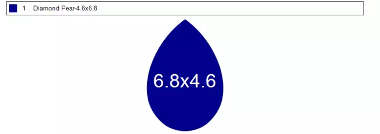 2 Prong Diamond Pendant 3D print model_4