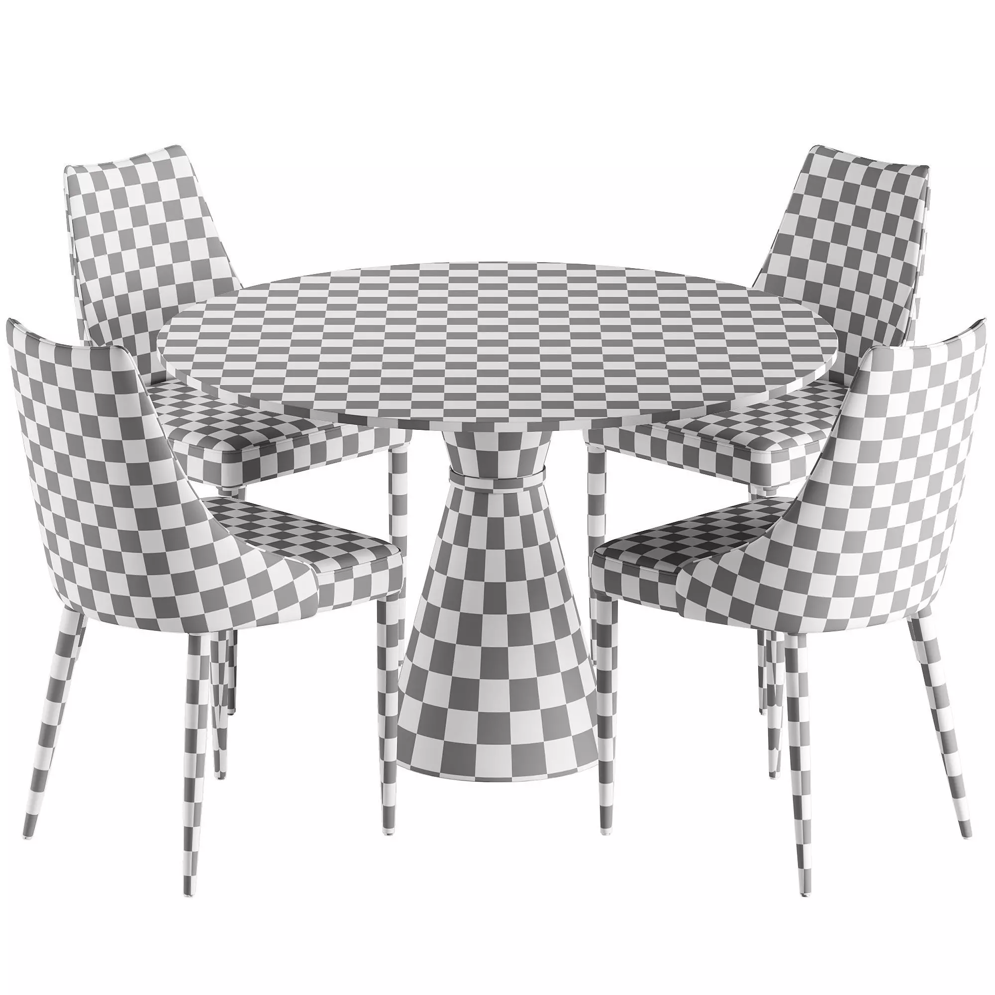 Daily Chair and Cairns Table 3D model_6