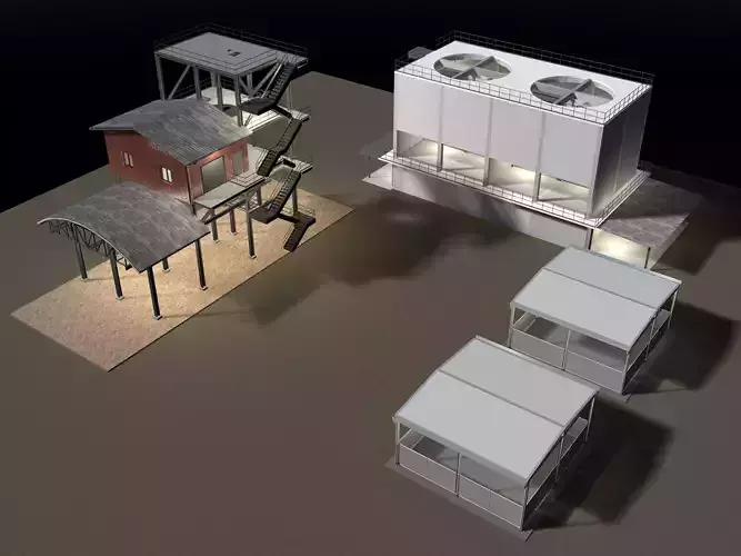Industrial building layout 25-39