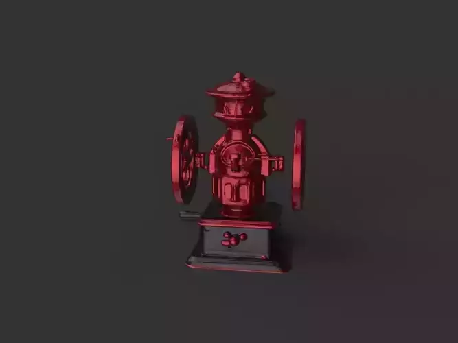 Vintage Dual-Wheel Grinder Machine 3D Model