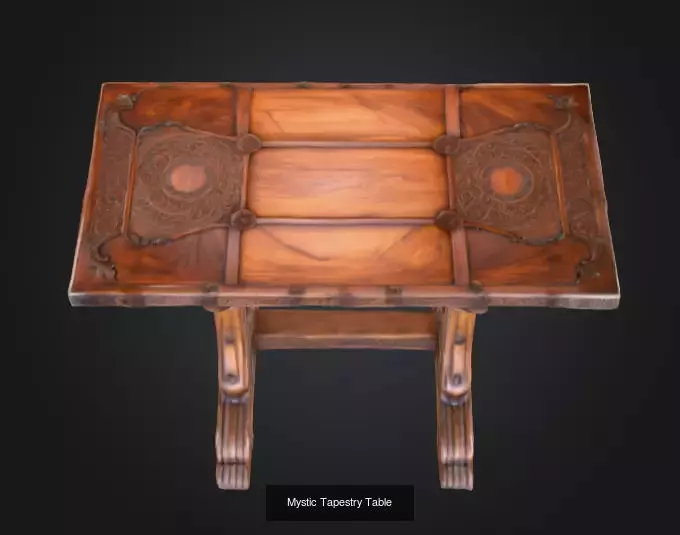 Ornate Wooden Tables Collection _0