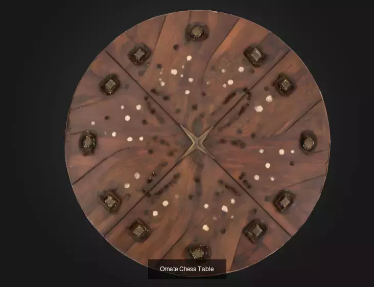 Ornate Wooden Tables Collection _2