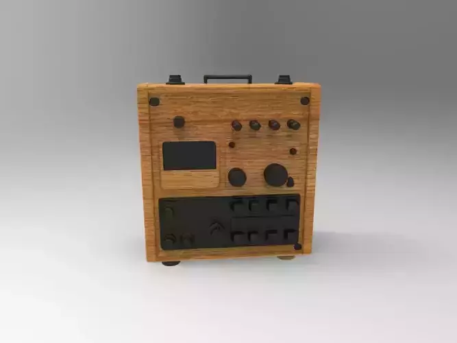 Vintage Wooden Radio Receiver 