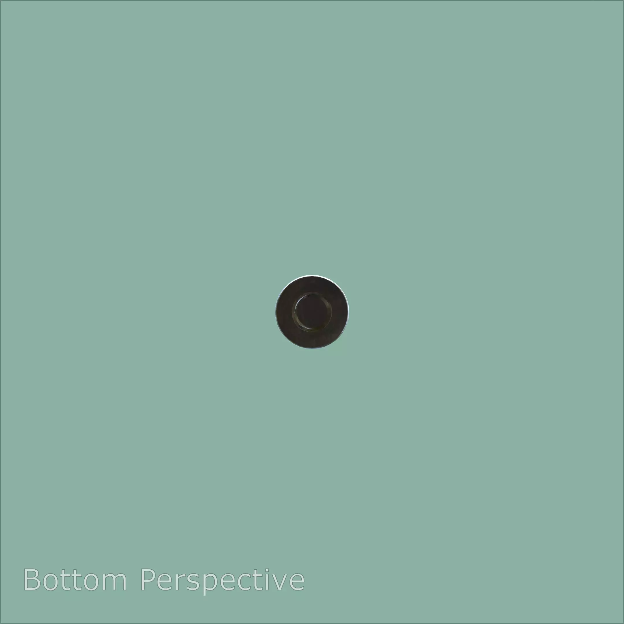 Steel Stained M4 Bolt Allen Pan Head With 4K PBR Texture 3D model_5