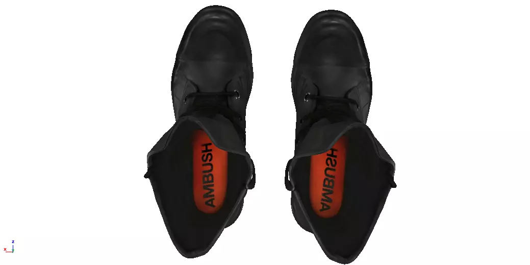 Ambush x Converse Pro Leather Low-poly 3D model_3
