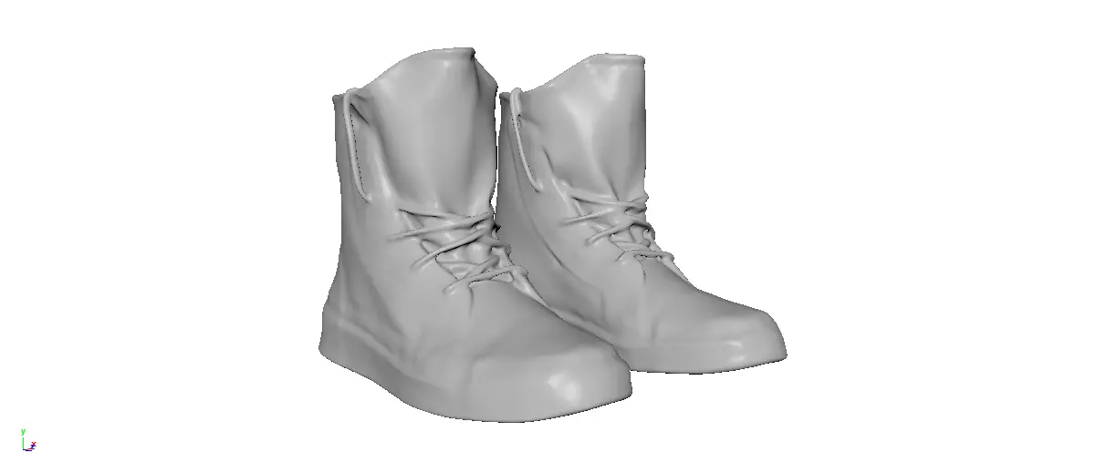 Ambush x Converse Pro Leather Low-poly 3D model_5